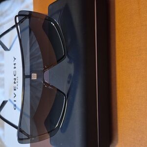 Givenchy Black and Gold Eyewear
